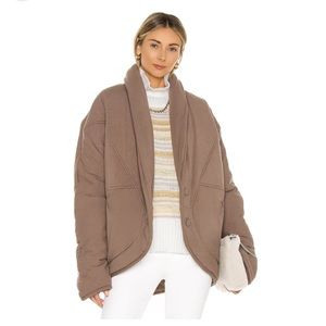 Revolve l’academie brown Milo puffer jacket coat